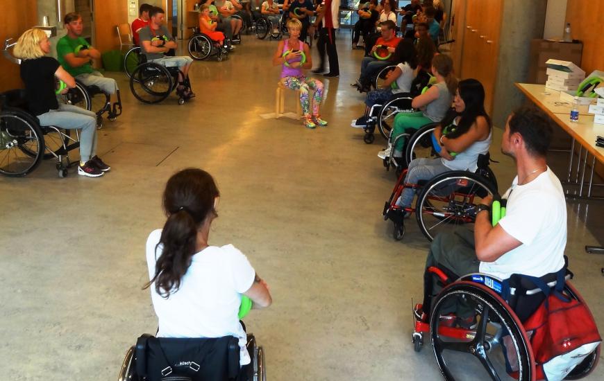27. Juli: smovey beim internationalen Rollstuhl-Jugend-Camp im SPZ Schweizerischen Paraplegiker-Zentrum, Nottwil 5