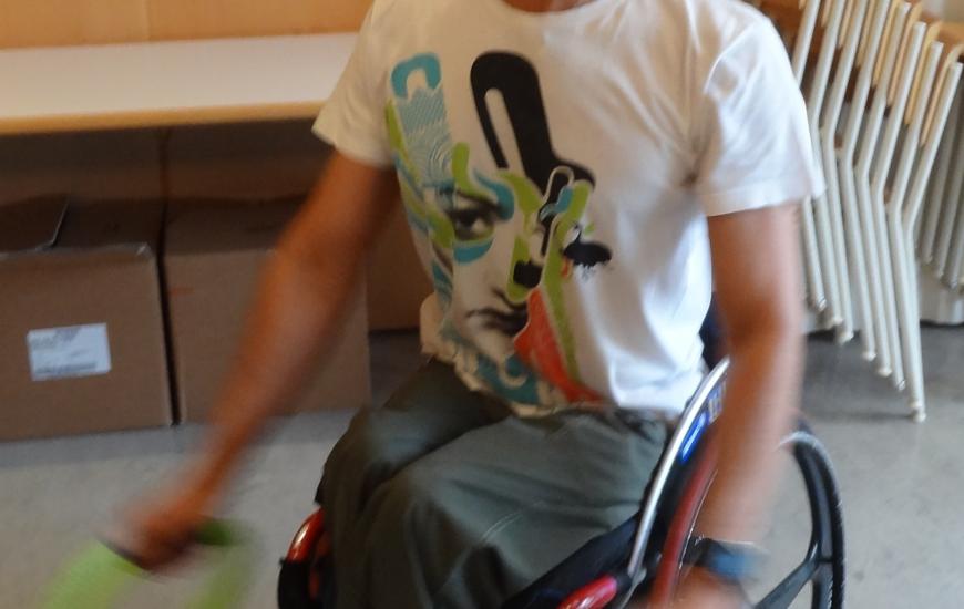 27. Juli: smovey beim internationalen Rollstuhl-Jugend-Camp im SPZ Schweizerischen Paraplegiker-Zentrum, Nottwil 3
